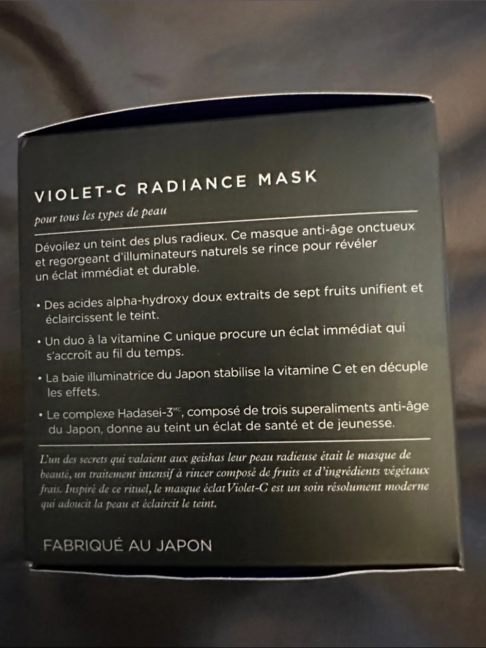 Tatcha violet radiance